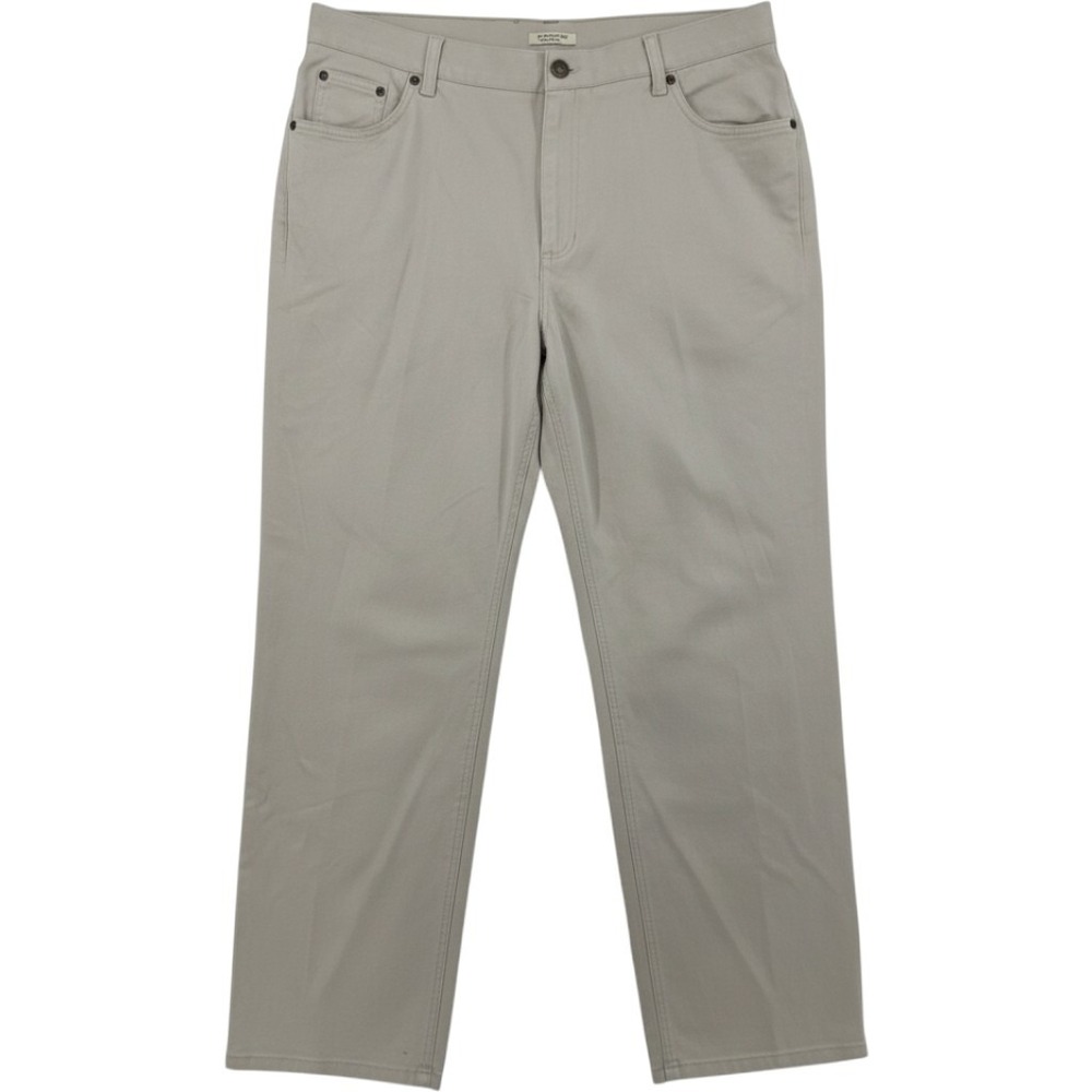 Jones New York Pants Womens 16W Tan Today Jean Straight Leg Stretch Khaki